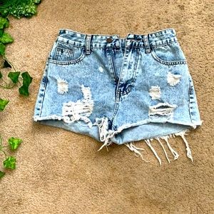 Shein jean shorts
